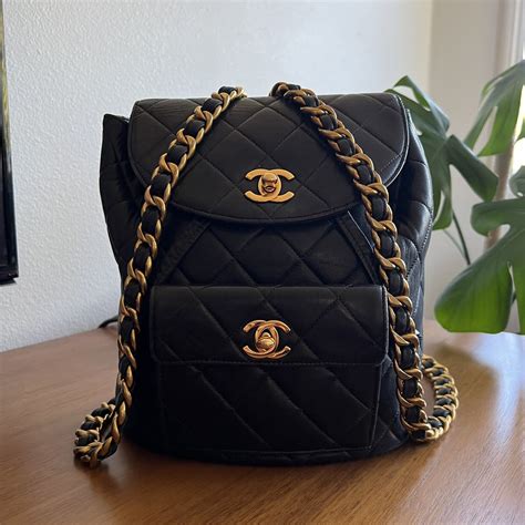 fake vintage chanel backpack|chanel gabrielle backpack price 2020.